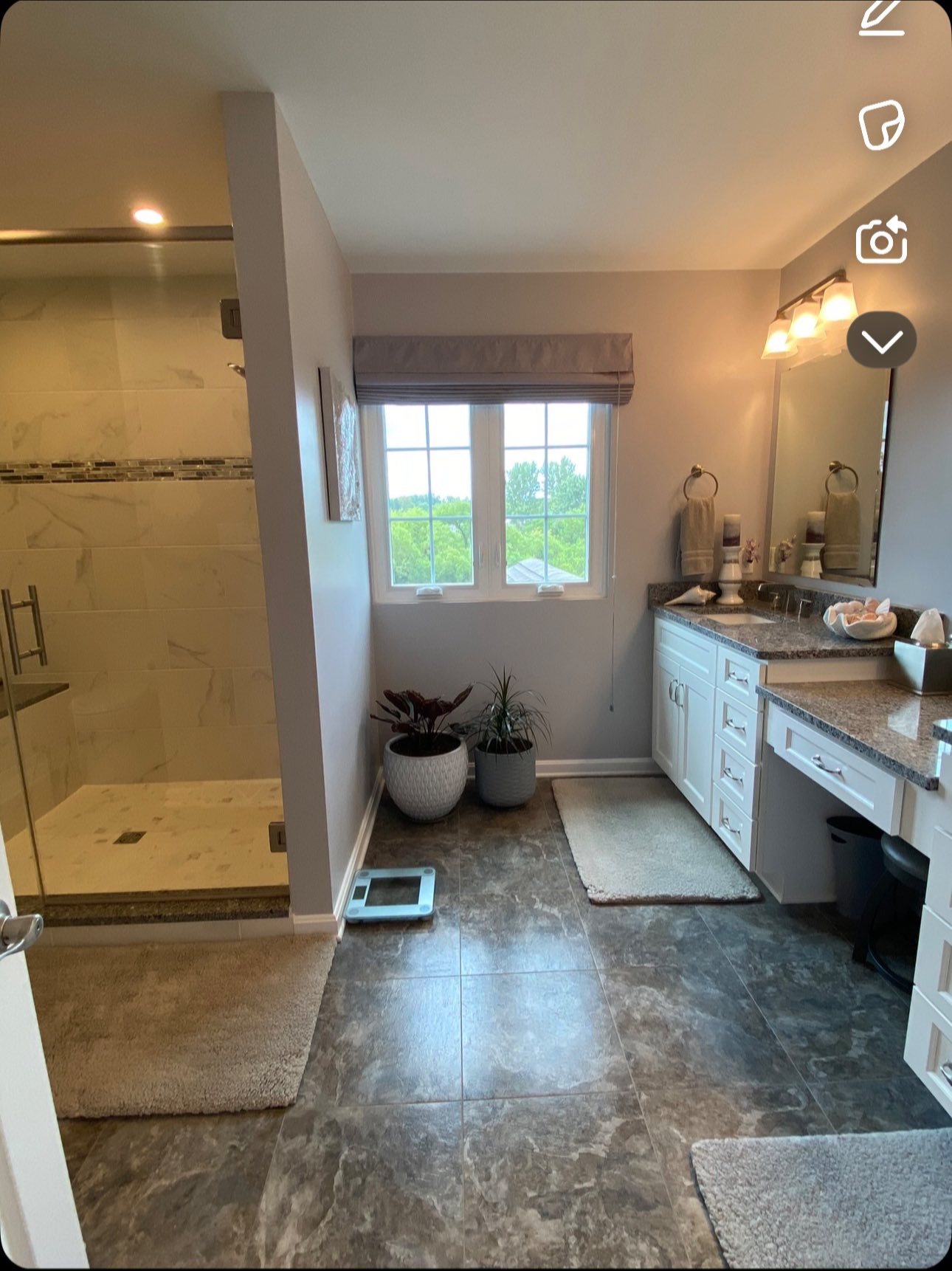 Spotless bathroom after deep clean