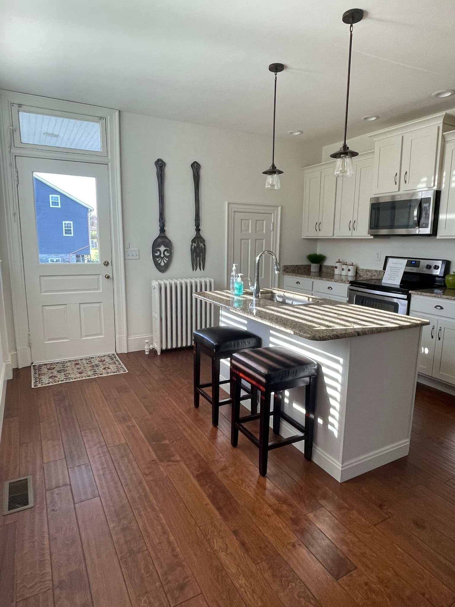 Kitchen cleaned post-renovation